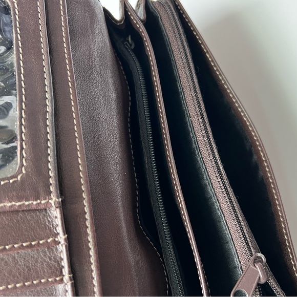 Tignanello Dark Brown Leather Wallet - Picture 4 of 6